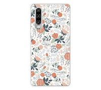 Coque en silicone imprimée compatible Huawei P30 Danse des roses