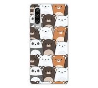 Coque en silicone imprimée compatible Huawei P30 Réunion de Nounours