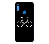 Coque en silicone imprimée compatible Huawei Y6S Bike Hipster