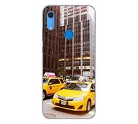 Coque en silicone imprimée compatible Huawei Y6S NY Taxi