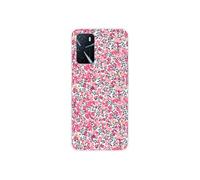 1001coques Coque de Téléphone Compatible pour Oppo A16, Design Liberty Wiltshire Rose, Imprimée en France, Étui Souple en Silicone, Housse de Protection.