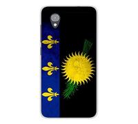 Coque en silicone imprimée compatible Orange Rise 54 Drapeau Guadeloupe