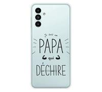 Coque en silicone imprimée compatible Samsung Galaxy A13 5G Galaxy A04S Papa qui déchire