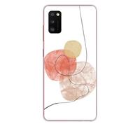 Coque en silicone imprimée compatible Samsung Galaxy A31 One line rouge