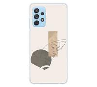 Coque en silicone imprimée compatible Samsung Galaxy A32 4G Sahara