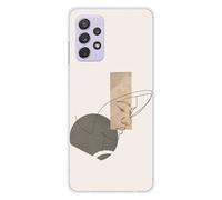 Coque en silicone imprimée compatible Samsung Galaxy A32 5G Sahara
