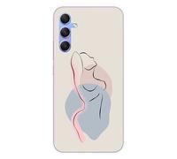 Coque en silicone imprimée compatible Samsung Galaxy A34 5G Sensuelle