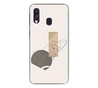Coque en silicone imprimée compatible Samsung Galaxy A40 Sahara