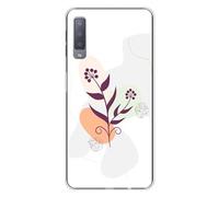 Coque en silicone imprimée compatible Samsung Galaxy A7 2018 Blossom