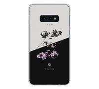 Coque en silicone imprimée compatible Samsung Galaxy S10e Yin et Yang