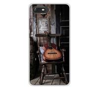 Coque en silicone imprimée compatible Wiko Tommy 3 Guitare