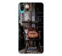 Coque en silicone imprimée compatible Wiko Y80 Guitare