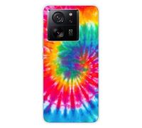 Coque en silicone imprimée compatible Xiaomi 13T Tie Dye Spirale