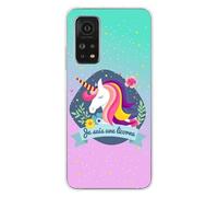 Coque en silicone imprimée compatible Xiaomi Mi 10T Mi 10T Pro Je suis une licorne
