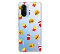 Coque en silicone imprimée compatible Xiaomi Mi 11 Pro Fast food