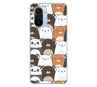 Coque en silicone imprimée compatible Xiaomi Mi 11 Pro Réunion de Nounours