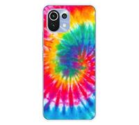 Coque en silicone imprimée compatible Xiaomi Mi 11 Tie Dye Spirale