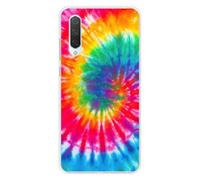 Coque en silicone imprimée compatible Xiaomi Mi 9 Lite Tie Dye Spirale