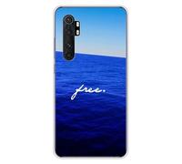 Coque en silicone imprimée compatible Xiaomi Mi Note 10 Lite Océan free