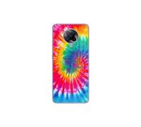Coque en silicone imprimée compatible Xiaomi Poco F2 Pro Tie Dye Spirale