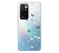 Coque en silicone imprimée compatible Xiaomi Redmi 10 Butterfly