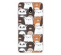 Coque en silicone imprimée compatible Xiaomi Redmi 8A Réunion de Nounours