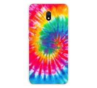 Coque en silicone imprimée compatible Xiaomi Redmi 8A Tie Dye Spirale