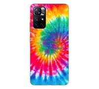 Coque en silicone imprimée compatible Xiaomi Redmi Note 11 5G Redmi Note 11S 5G Tie Dye Spirale