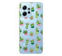 Coque en silicone imprimée compatible Xiaomi Redmi Note 12 4G Cactus