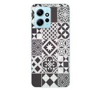 Coque en silicone imprimée compatible Xiaomi Redmi Note 12 4G Carreaux de ciment