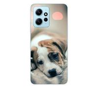 Coque en silicone imprimée compatible Xiaomi Redmi Note 12 4G Chiot rêveur