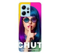Coque en silicone imprimée compatible Xiaomi Redmi Note 12 4G Chut