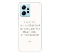 Coque en silicone imprimée compatible Xiaomi Redmi Note 12 4G Citation 01