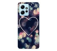 Coque en silicone imprimée compatible Xiaomi Redmi Note 12 4G Coeur Love
