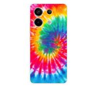 Coque en silicone imprimée compatible Xiaomi Redmi Note 13 Pro 5G Tie Dye Spirale