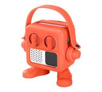 Coque en silicone légère et fine en silicone et ABS pour lecteur audio Yoto Mini édition 2024 en orange, rose, bleu ou violet (orange)