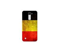 Coque en silicone LG K10 - Drapeau Belgique