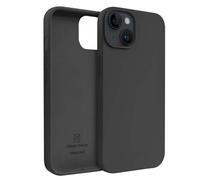 Coque en Silicone Liquide pour iPhone 14 Plus Anti-Choc Flexible Noir