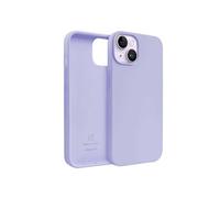 Coque en Silicone Liquide pour iPhone 14 Plus Anti-Choc Flexible Crong Violet clair