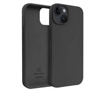 Coque en Silicone Liquide pour iPhone 14 Plus Anti-Choc Flexible Noir