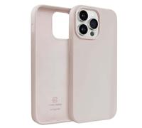 Coque en Silicone Liquide pour iPhone 14 Pro Anti-Choc Flexible Rose clair