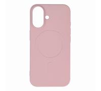 Coque en silicone liquide pour iPhone 16e avec compatibilité MagSafe - Rose