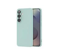 Crong Coque en Silicone Liquide pour Samsung Galaxy S25 Anti-Choc Flexible Vert