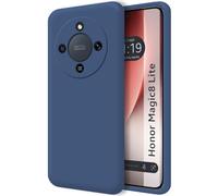 Coque en silicone liquide ultra douce pour Huawei Honor Magic 8 Lite 5G couleur bleue