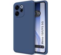 Coque en silicone liquide ultra douce pour OPPO Reno 15 F / 15F 5G couleur bleue