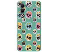 Coque en silicone liquide vert pour Oppo A5m / A5 4G / 5G design Catrina Dessins