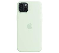 Coque en silicone MagSafe pour Apple iPhone 15 Plus - Soft Mint
