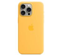Coque en silicone MagSafe pour Apple iPhone 15 Pro Max - Sunshine