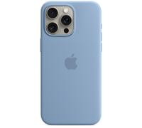 Coque en silicone MagSafe pour Apple iPhone 15 Pro Max - Winter Blue