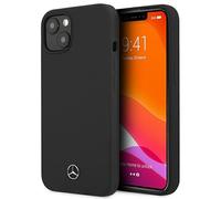 Coque en silicone Mercedes Line noire pour iPhone 13 mini